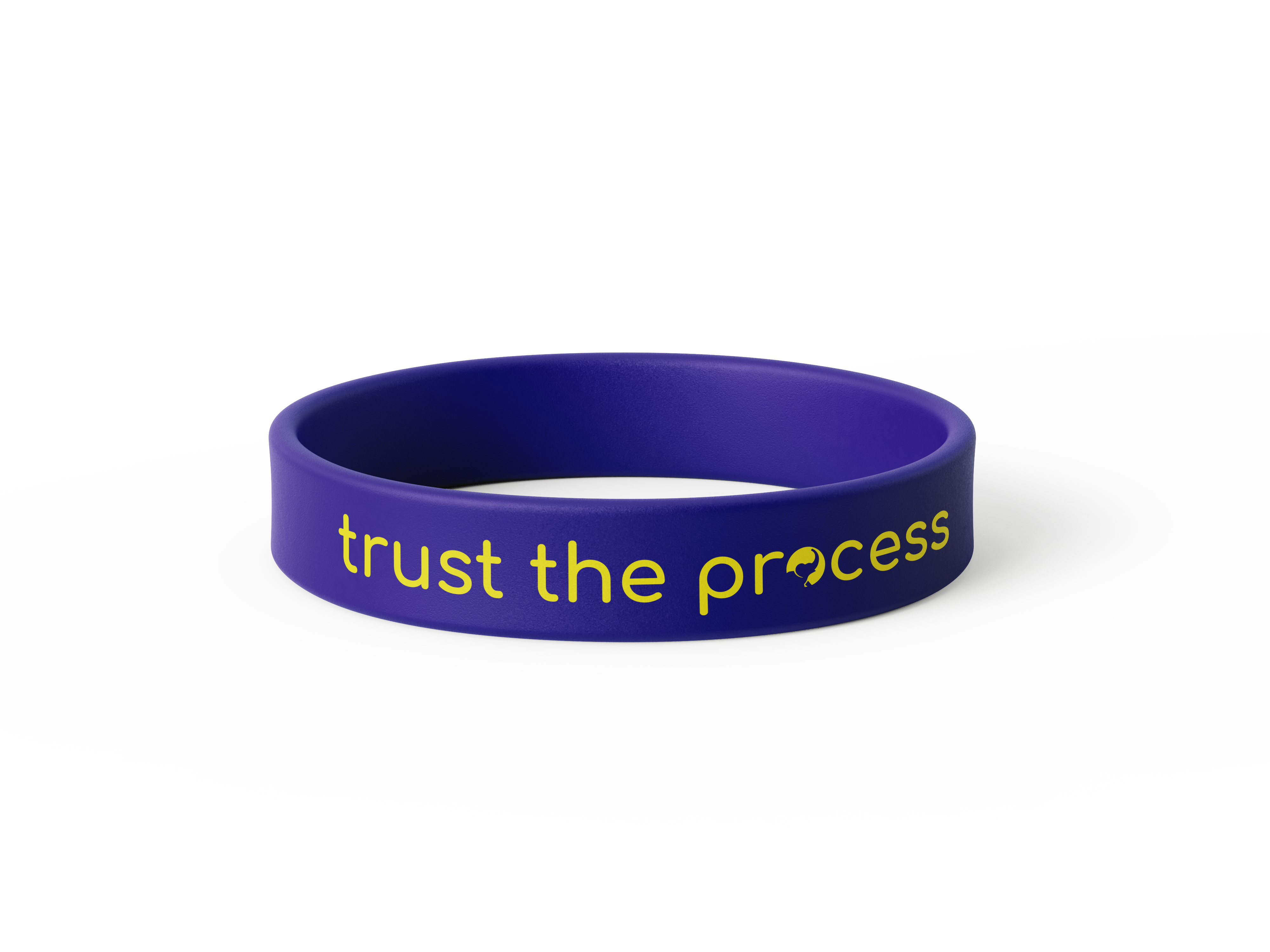 BTD Trust The Process Silicone Wristband - Purple