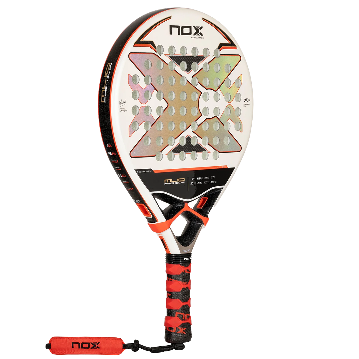 NOX ML10 PRO CUP Luxury 2024. Miguel Lamperti's racket